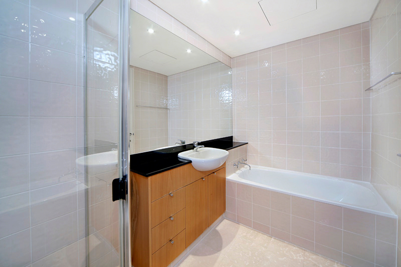Furnished bathroom in the Balmain executive residence