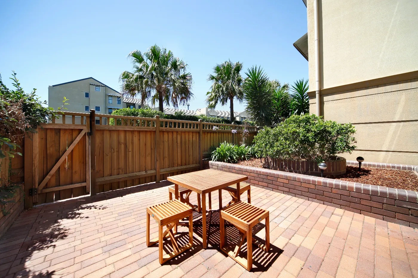 Garden courtyard at the Balmain garden residence