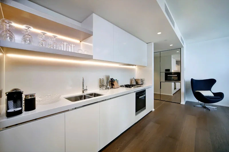 Chef's kitchen with premium appliances