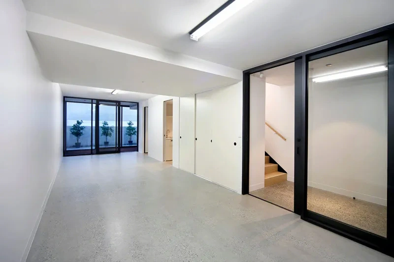 Double remote garage with two car spaces