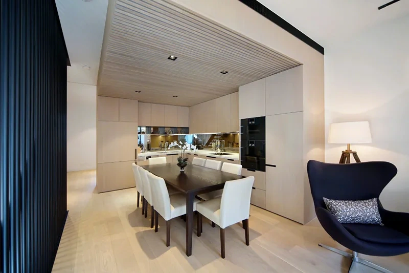 Dining area in the Grand Townhome Residence
