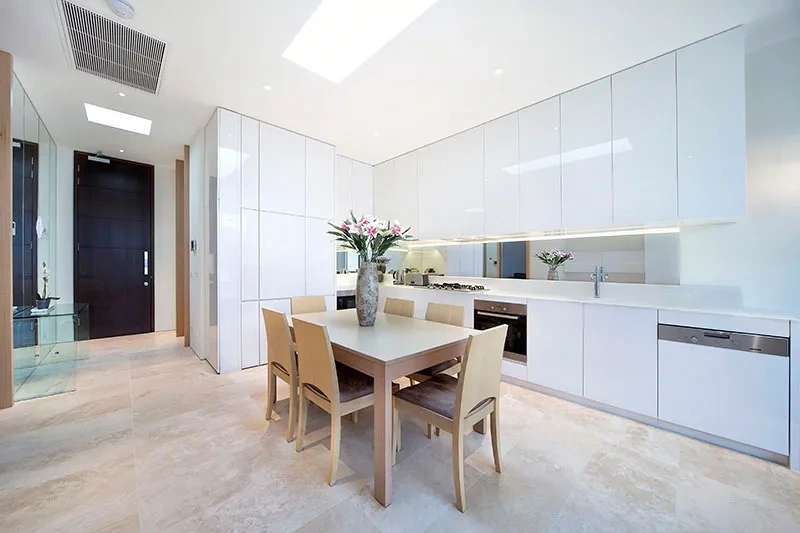Gourmet Miele kitchen and dining