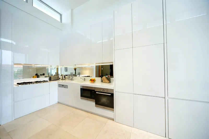 Kitchen in the Brighton penthouse