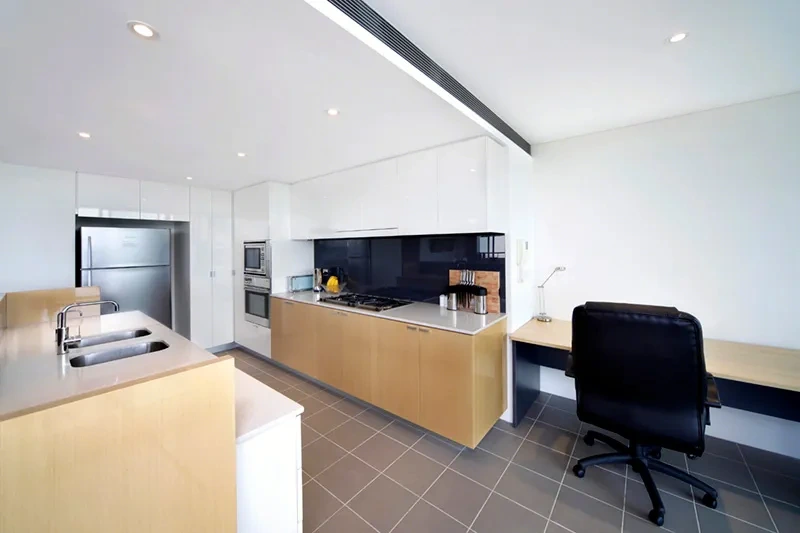 Designer kitchen with state-of-the-art appliances