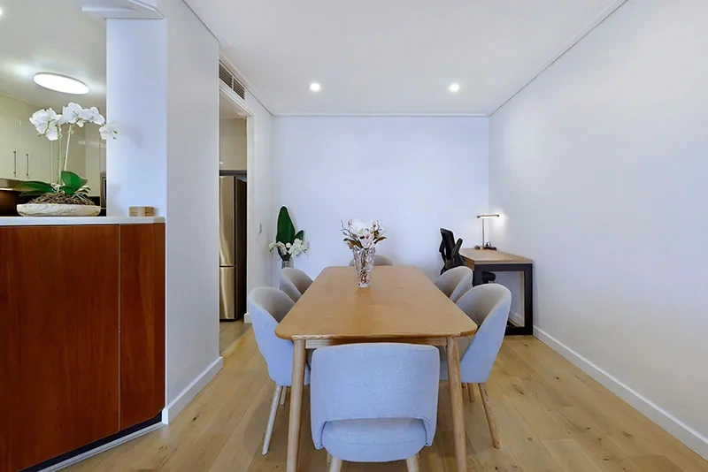 Open-plan dining area appointed to The Westprecinct Standard