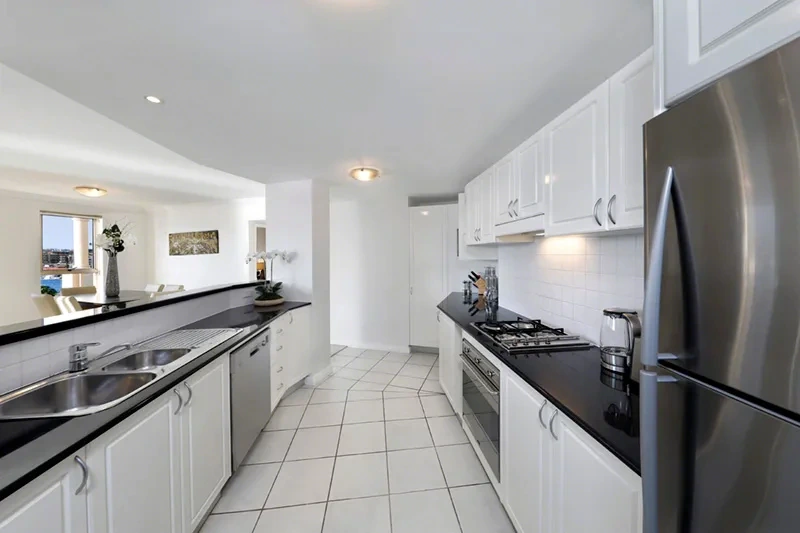 Designer kitchen with quality fittings and appliances