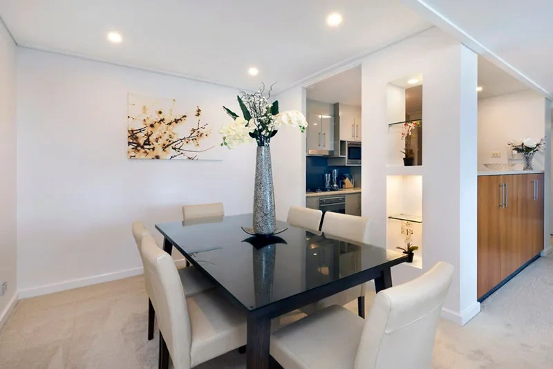 Open-plan dining area appointed to The Westprecinct Standard